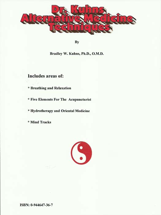 Cover of Dr. Kuhns' Alternative Medicine Technique